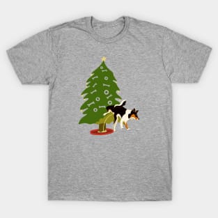 My Dog’s Own Christmas Tree - Collie! T-Shirt